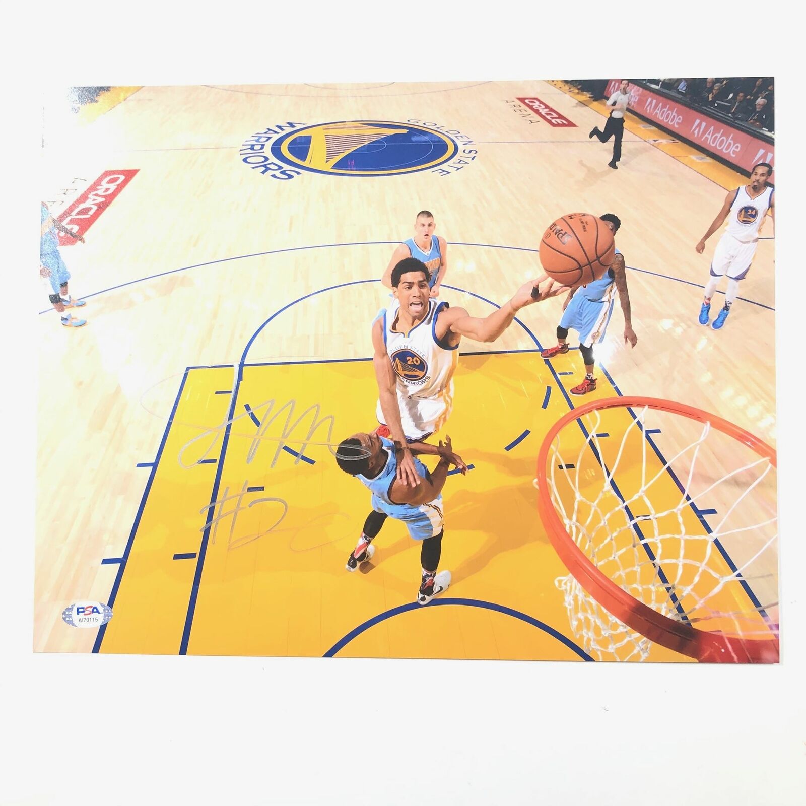 James Michael McAdoo - Golden State Warriors - Game-Worn Blue