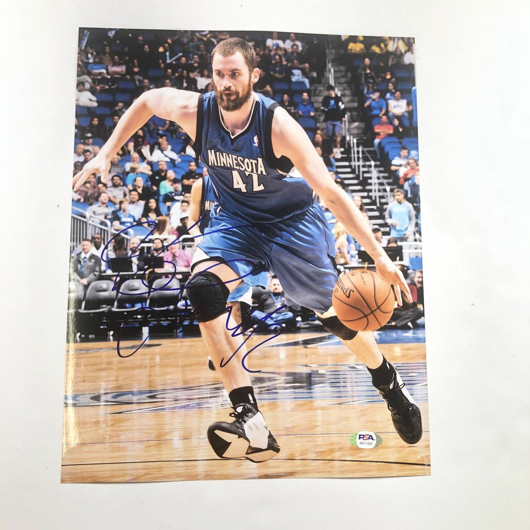 Kevin Love signed 11x14 photo PSA/DNA Minnesota Timberwolves Cleveland Cavaliers Image 1