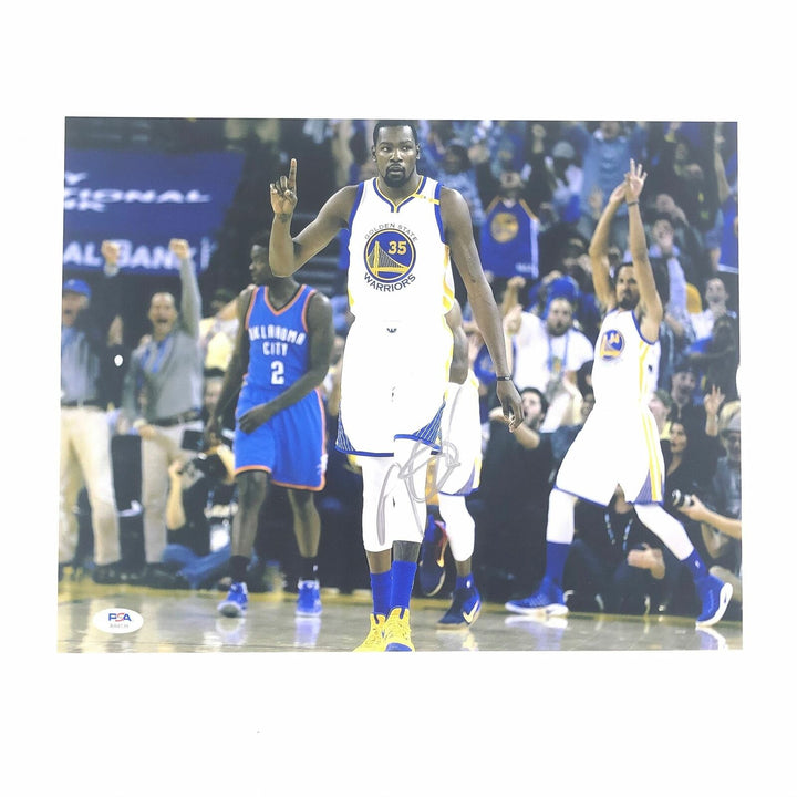 Kevin Durant signed 11x14 photo PSA/DNA Golden State Warriors Autographed Image 1