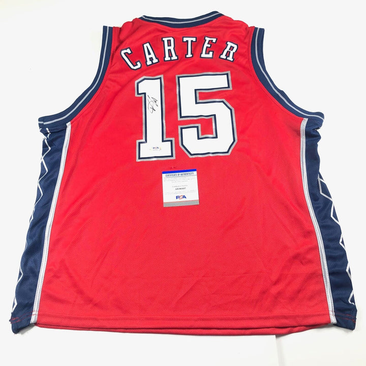 Vince Carter signed jersey PSA/DNA New Jersey Nets Autographed Image 1