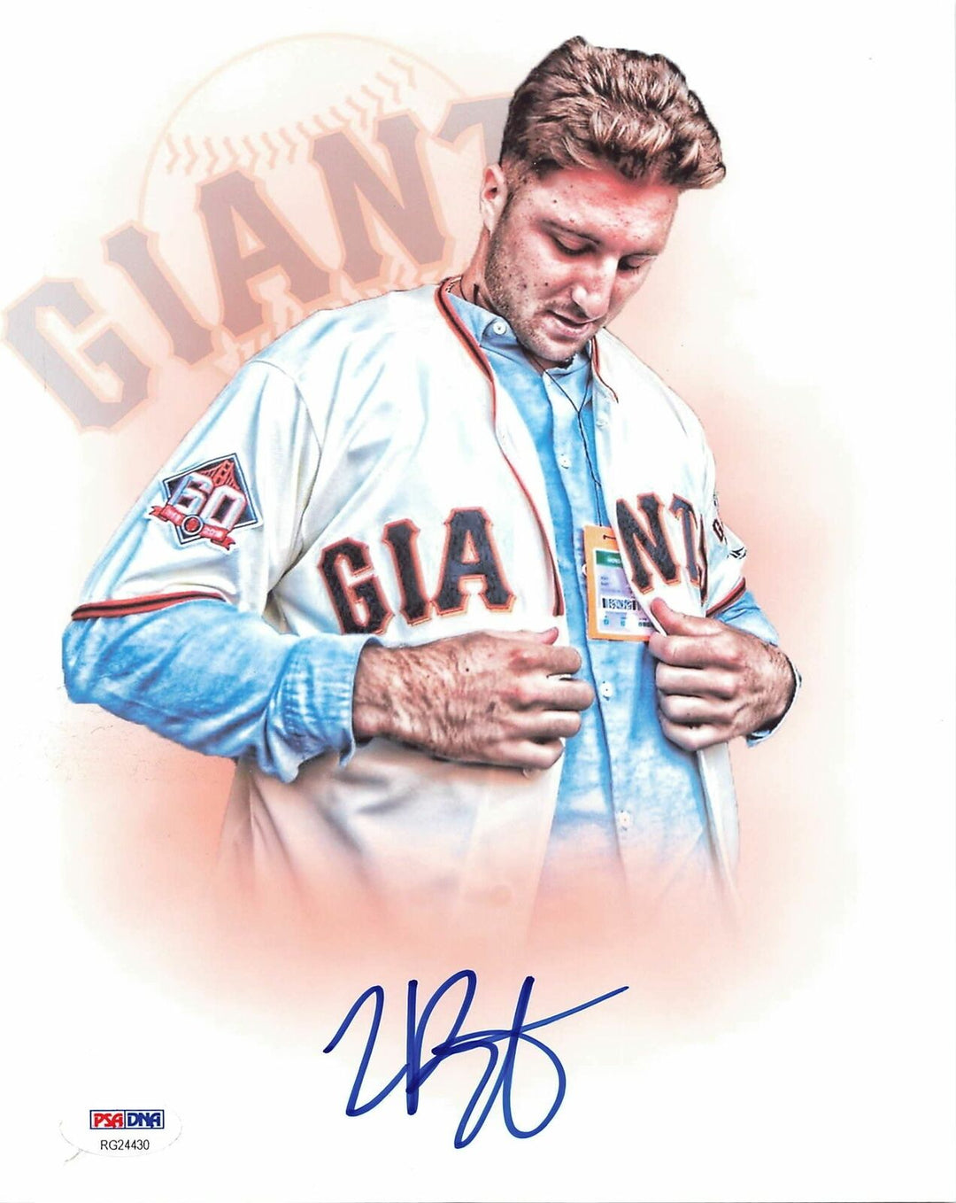 Joey Bart signed 8x10 photo PSA/DNA San Francisco Giants Autographed Image 1