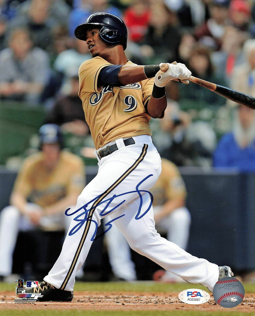 Jean Segura Signed Milwaukee Brewers 8x10 Photo JSA