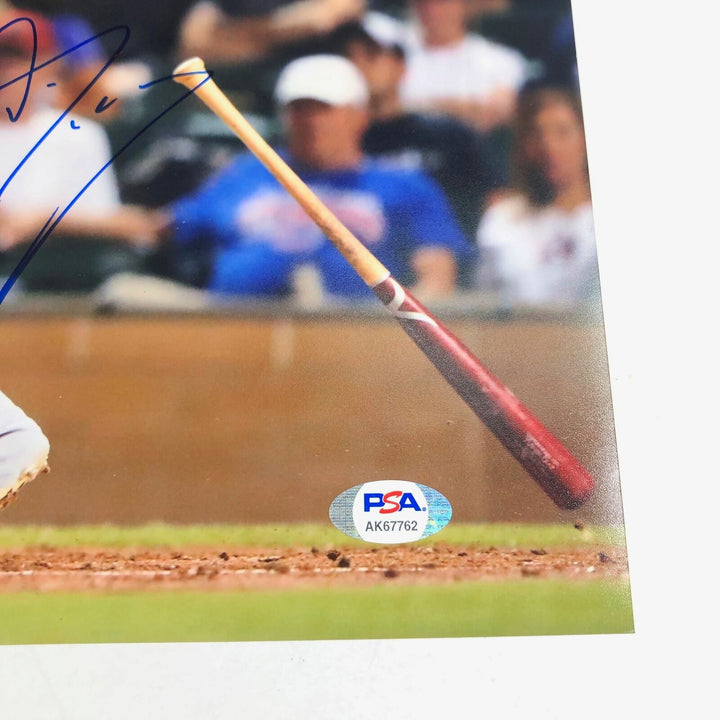 YUSNIEL DIAZ signed 11x14 photo PSA/DNA Los Angeles Dodgers Autographed Image 3