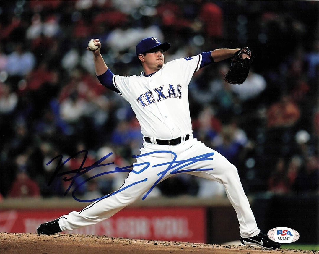 Nick Gardewine signed 8x10 photo PSA/DNA Texas Rangers Autographed Image 1