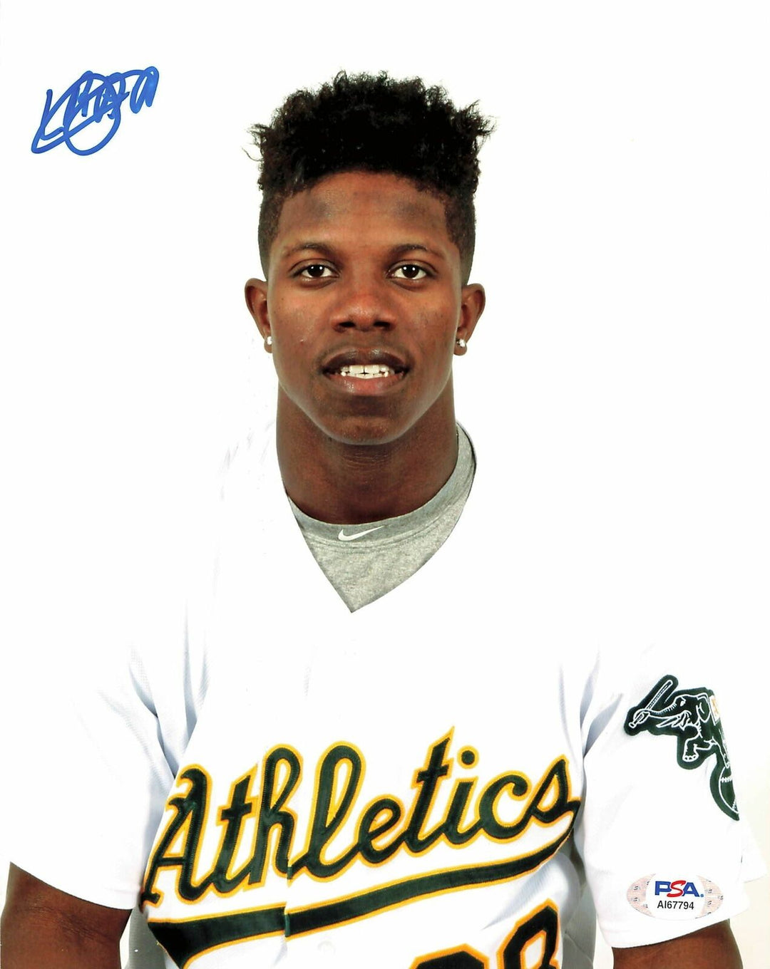 Lazaro Armenteros signed 8x10 photo PSA/DNA Oakland Athletics Autographed Image 2