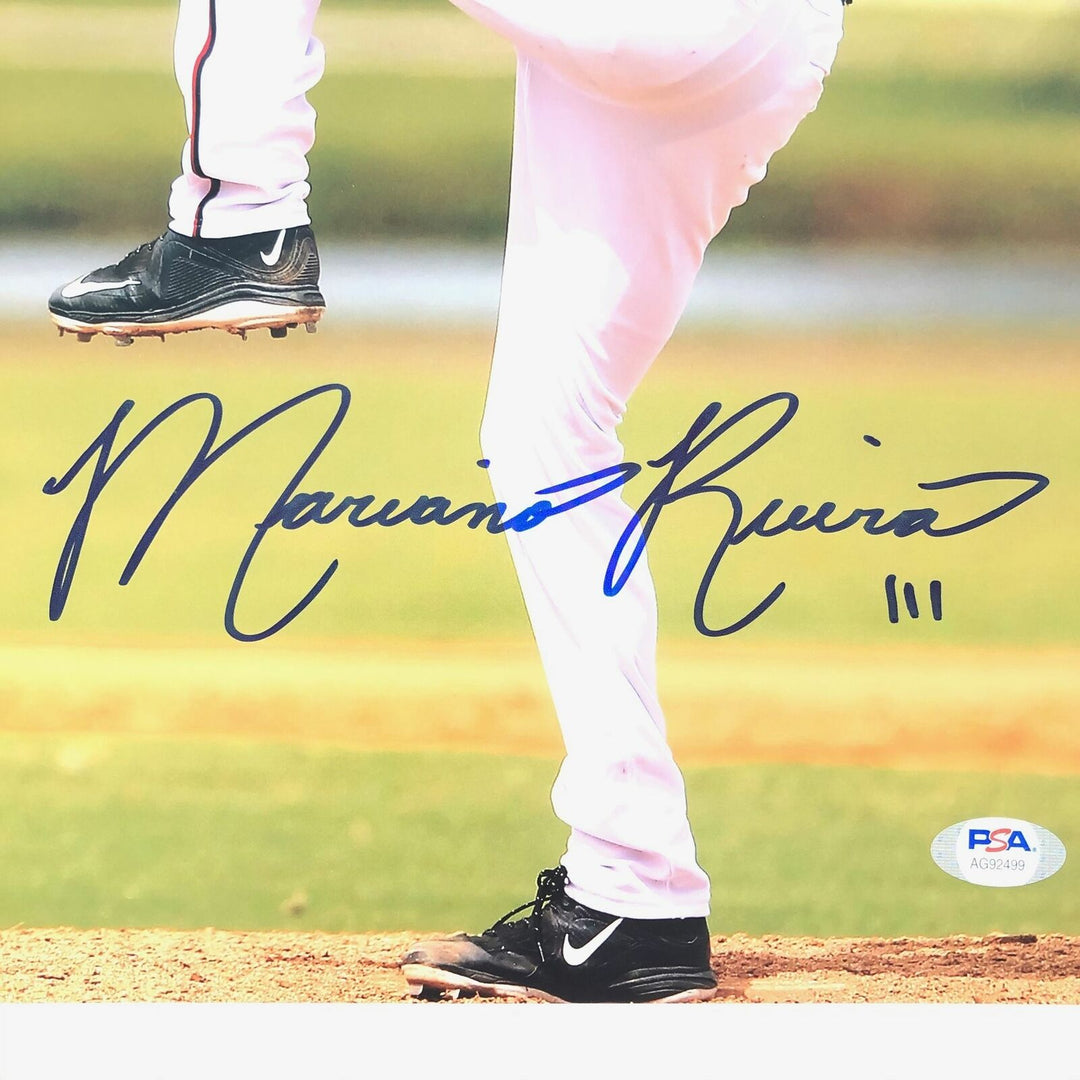 Mariano Rivera III signed 11x14 photo PSA/DNA Washington Nationals Autographed Image 3