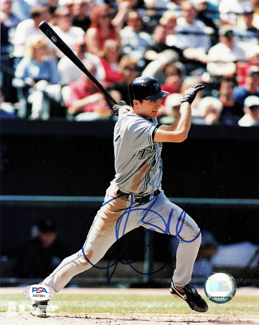 ROCCO BALDELLI signed 8x10 photo PSA/DNA Autographed Tampa Bay Rays Image 1