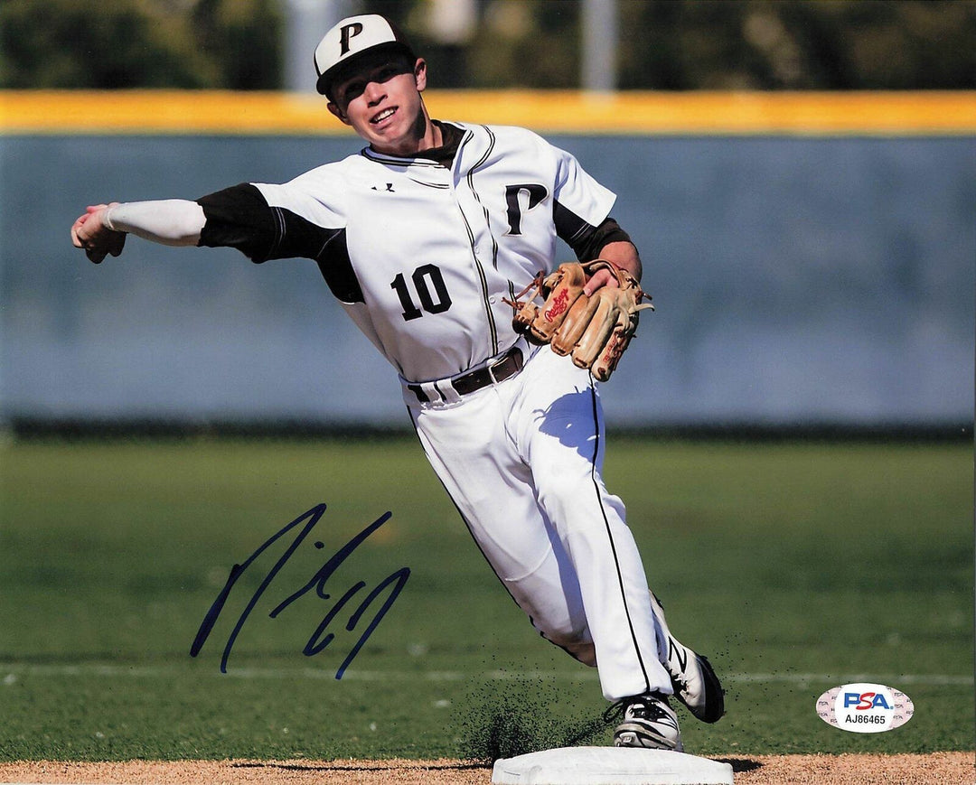 Nick Allen signed 8x10 photo PSA/DNA Oakland Athletics Autographed Image 3