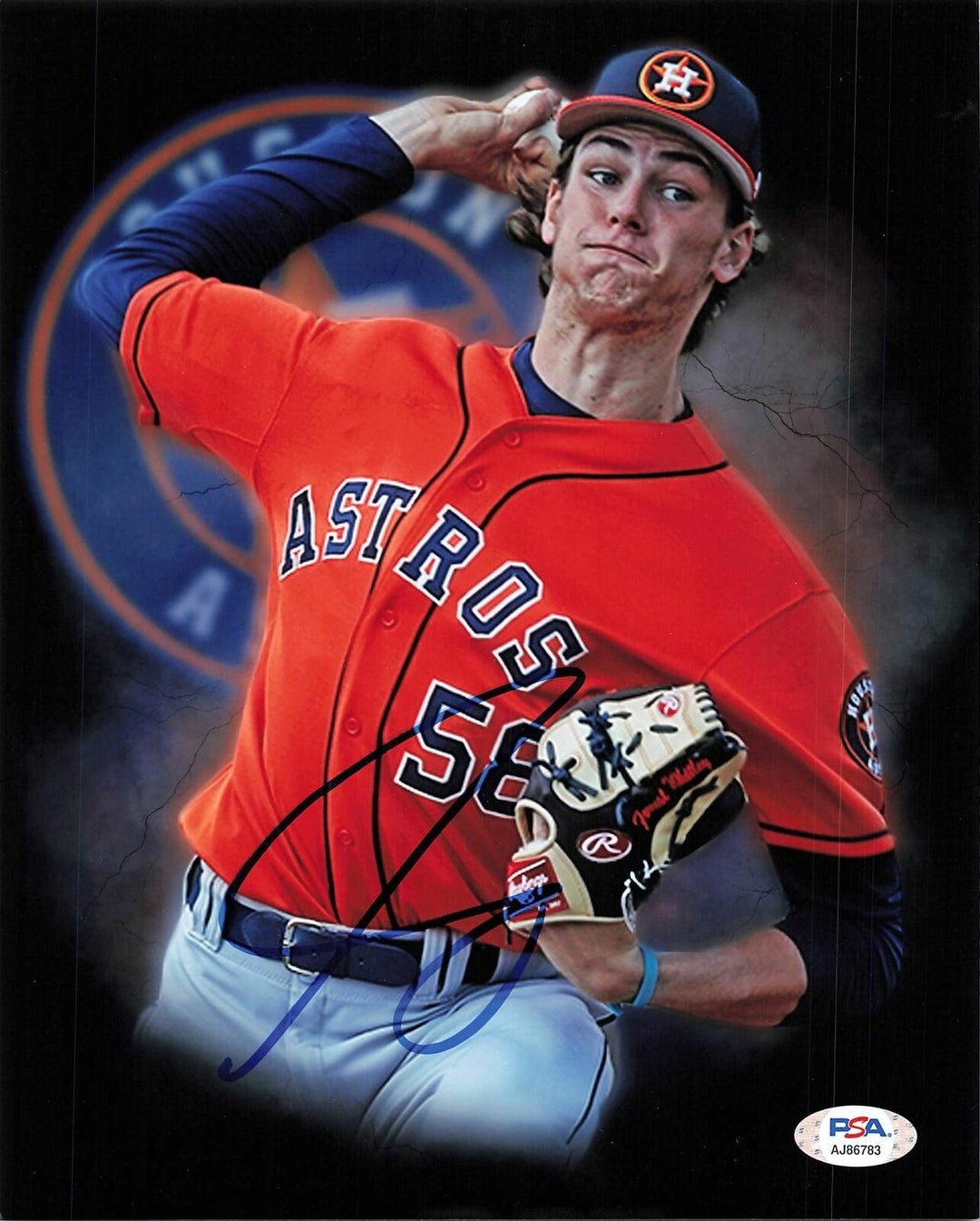FORREST WHITLEY signed 8x10 photo PSA/DNA Houston Astros Autographed Image 1