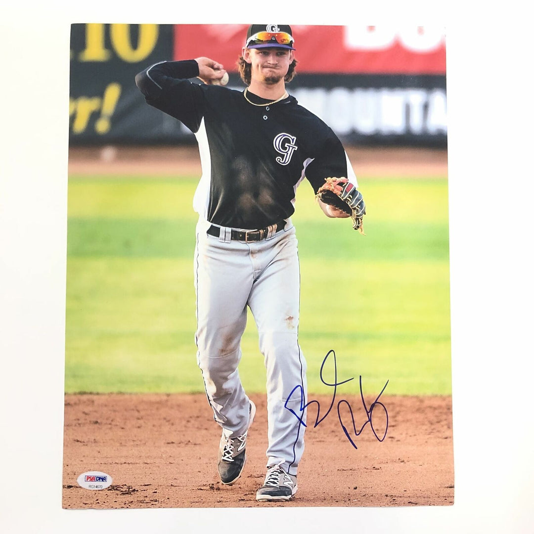 Brendan Rodgers signed 11x14 Photo PSA/DNA Colorado Rockies autographed Image 1