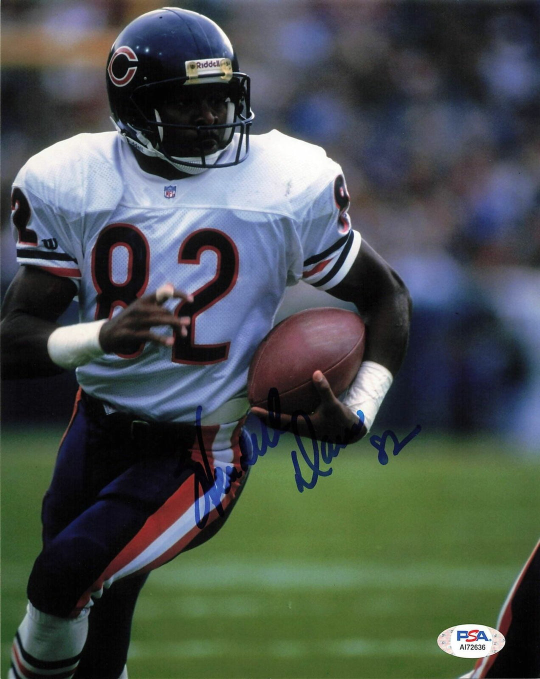 WENDELL DAVIS signed 8x10 photo PSA/DNA Chicago Bears Autographed Image 1