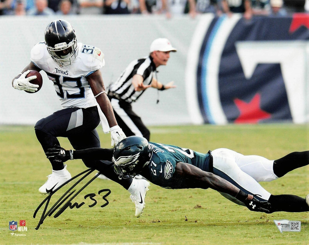 Dion Lewis signed 8x10 photo Fanatics Tennessee Titans Autographed Image 1