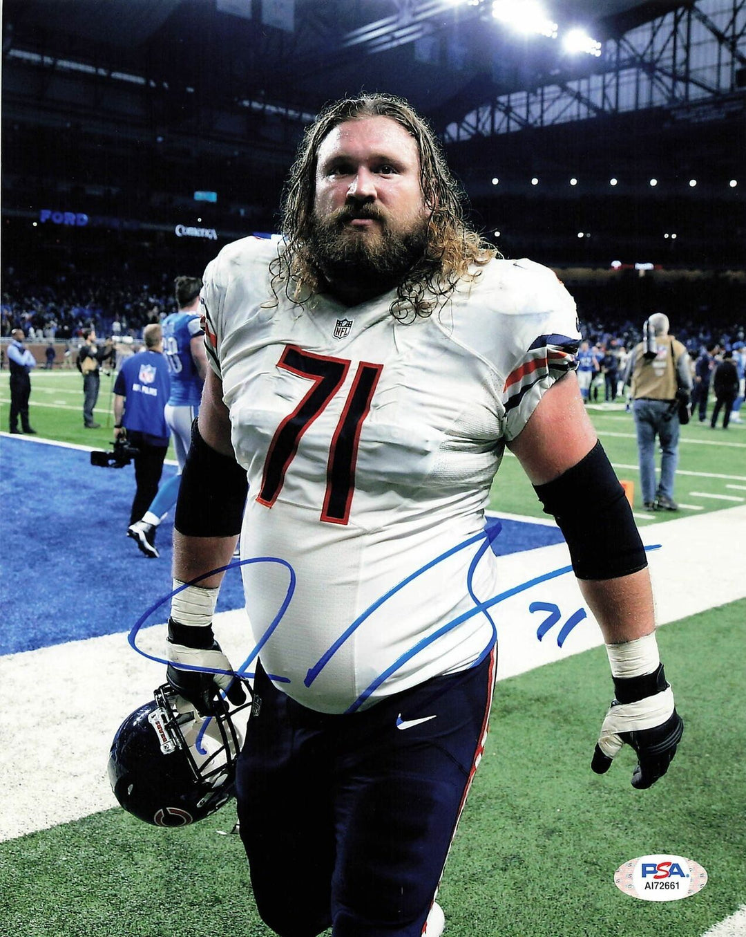 JOSH SITTON Signed 8x10 photo PSA/DNA Chicago Bears Autographed Image 1
