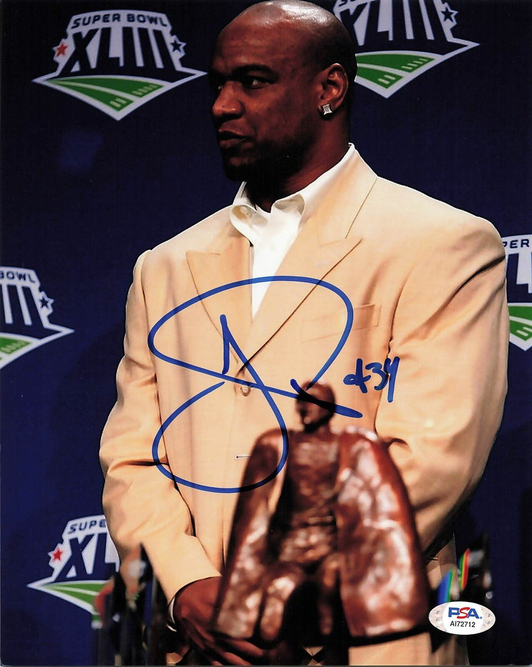 JARRETT PAYTON signed 8x10 photo PSA/DNA Tennessee Titans Autographed Image 1