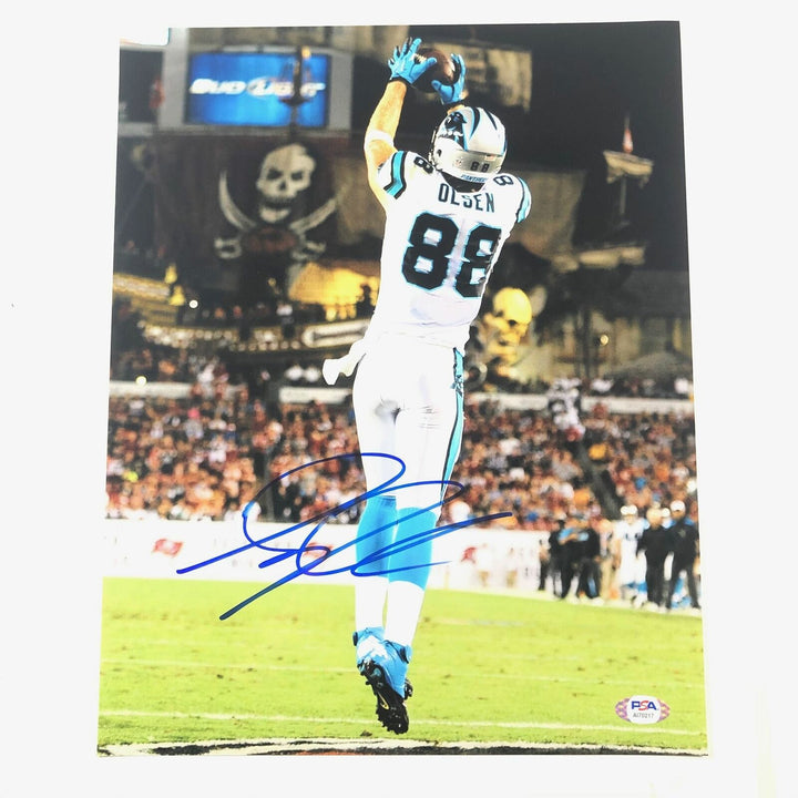 Greg Olsen signed 11x14 PSA/DNA Carolina Panthers autographed Image 1