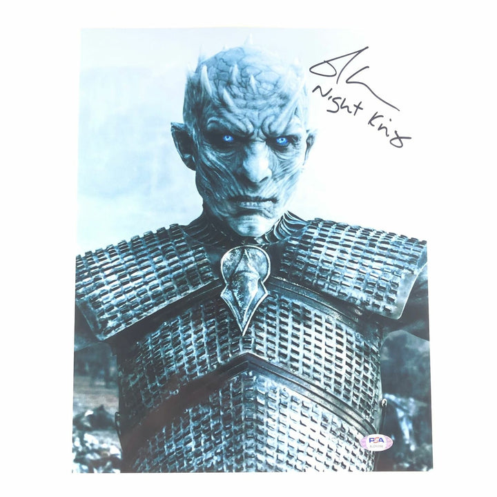 RICHARD BRAKE signed 11x14 photo PSA/DNA Autographed Game Of Thrones Night King Image 1