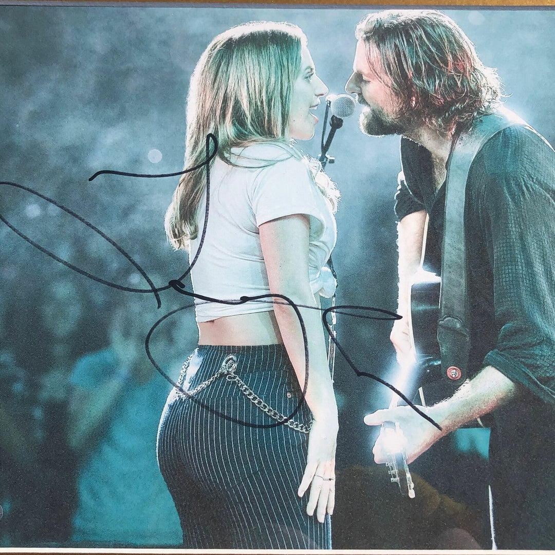 Lady Gaga Bradley Cooper Signed A Star Is Born Framed Photo PSA Autographed Image 4