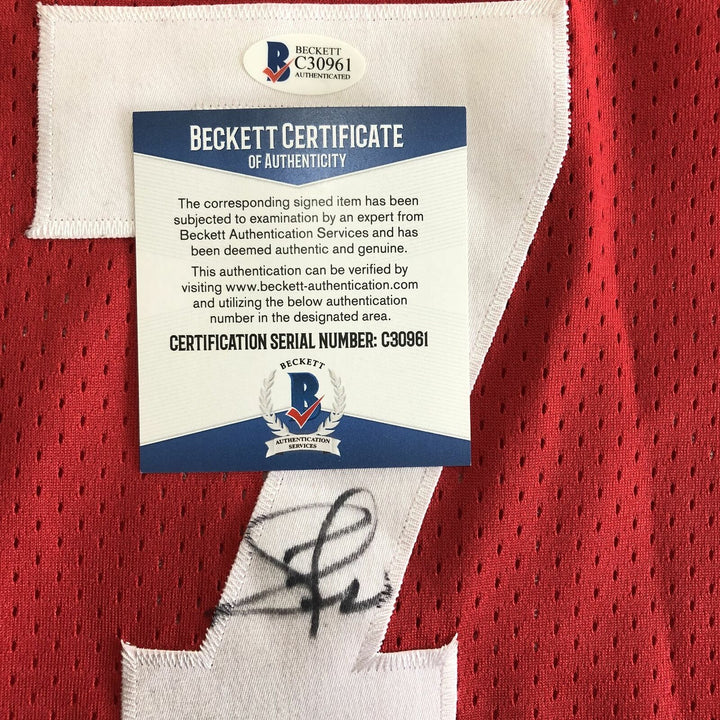 Lamar Odom signed jersey BAS Beckett Los Angeles Clippers Autographed Image 2