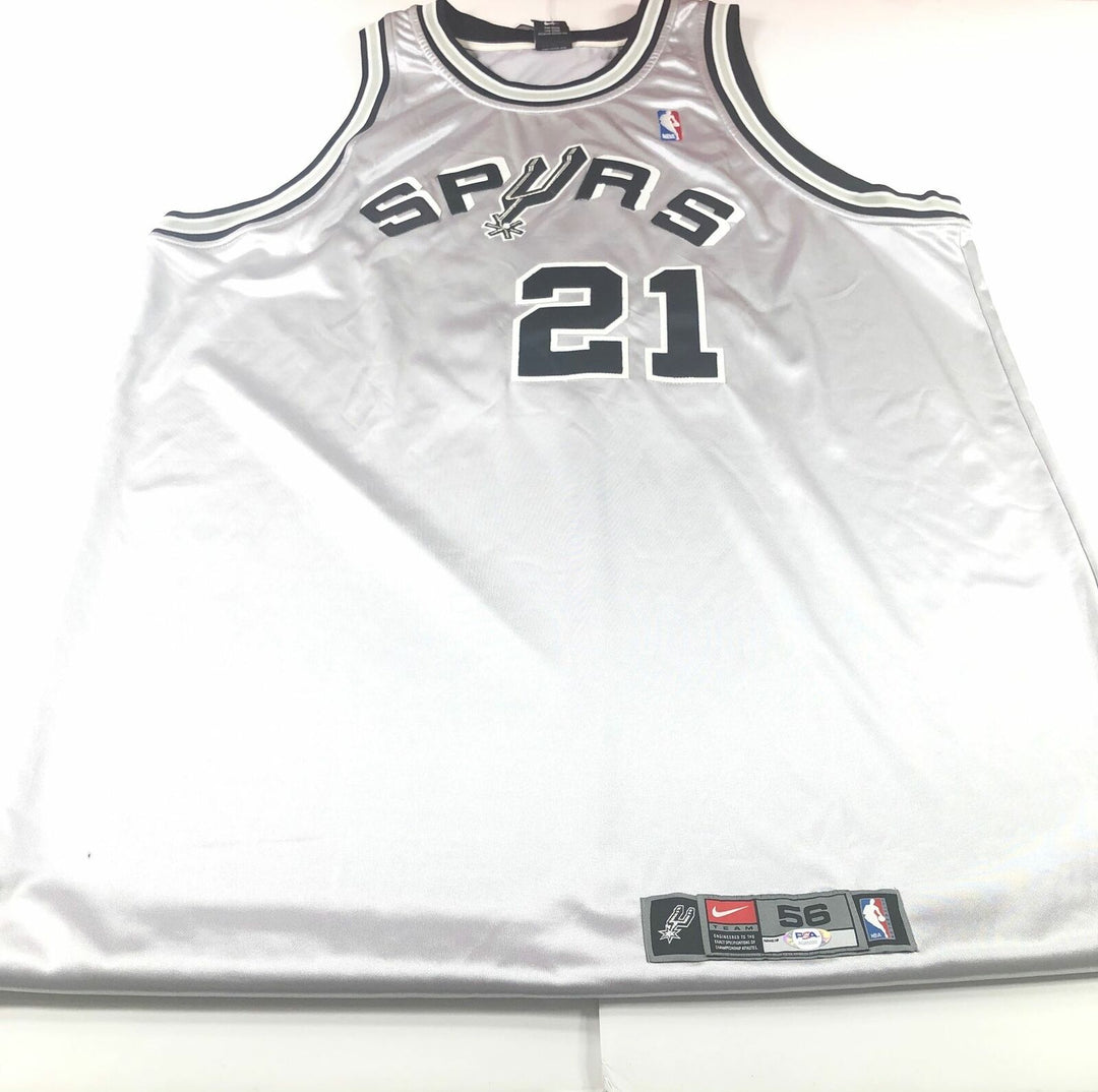 Tim Duncan signed jersey PSA/DNA LOA San Antonio Spurs Autographed Image 3