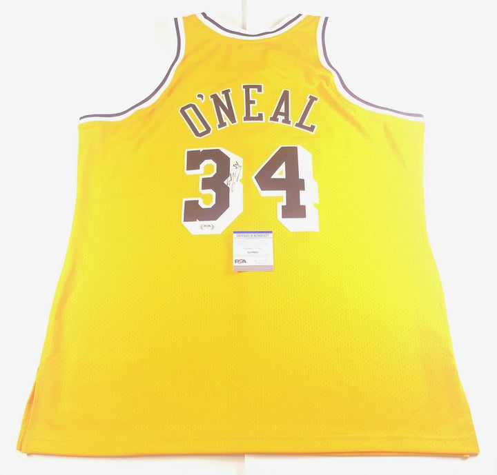 Shaquille O'Neal Signed Jersey PSA/DNA Los Angeles Lakers Autographed Image 1