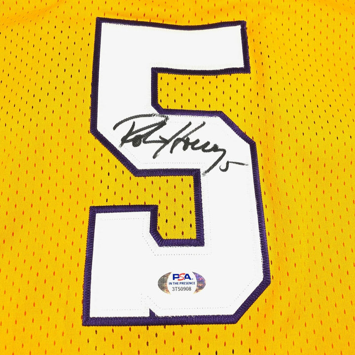 Robert Horry Signed Jersey PSA/DNA Los Angeles Lakers Autographed Image 2