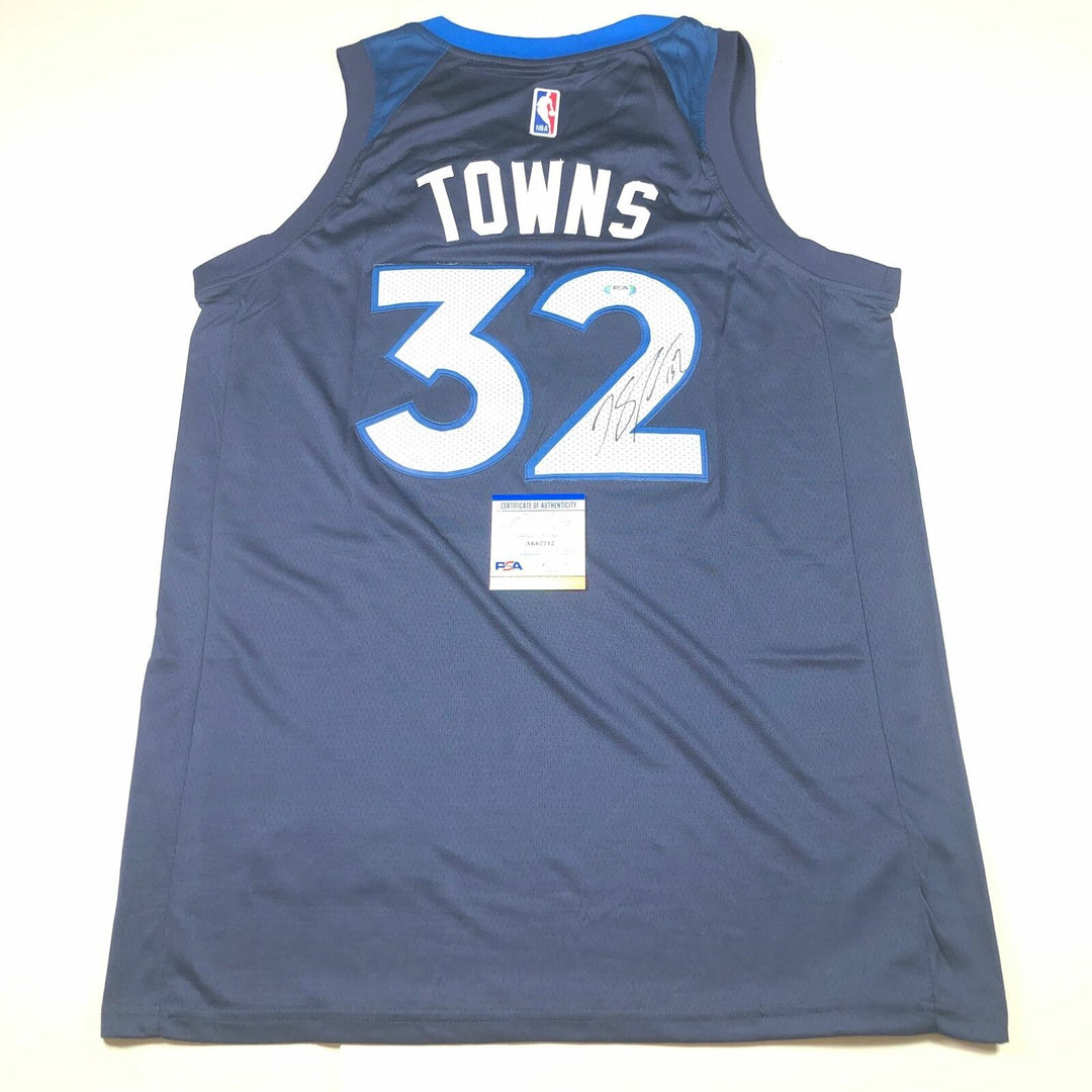 Karl-Anthony Towns signed jersey PSA/DNA Autographed Minnesota Timberwolves Image 1