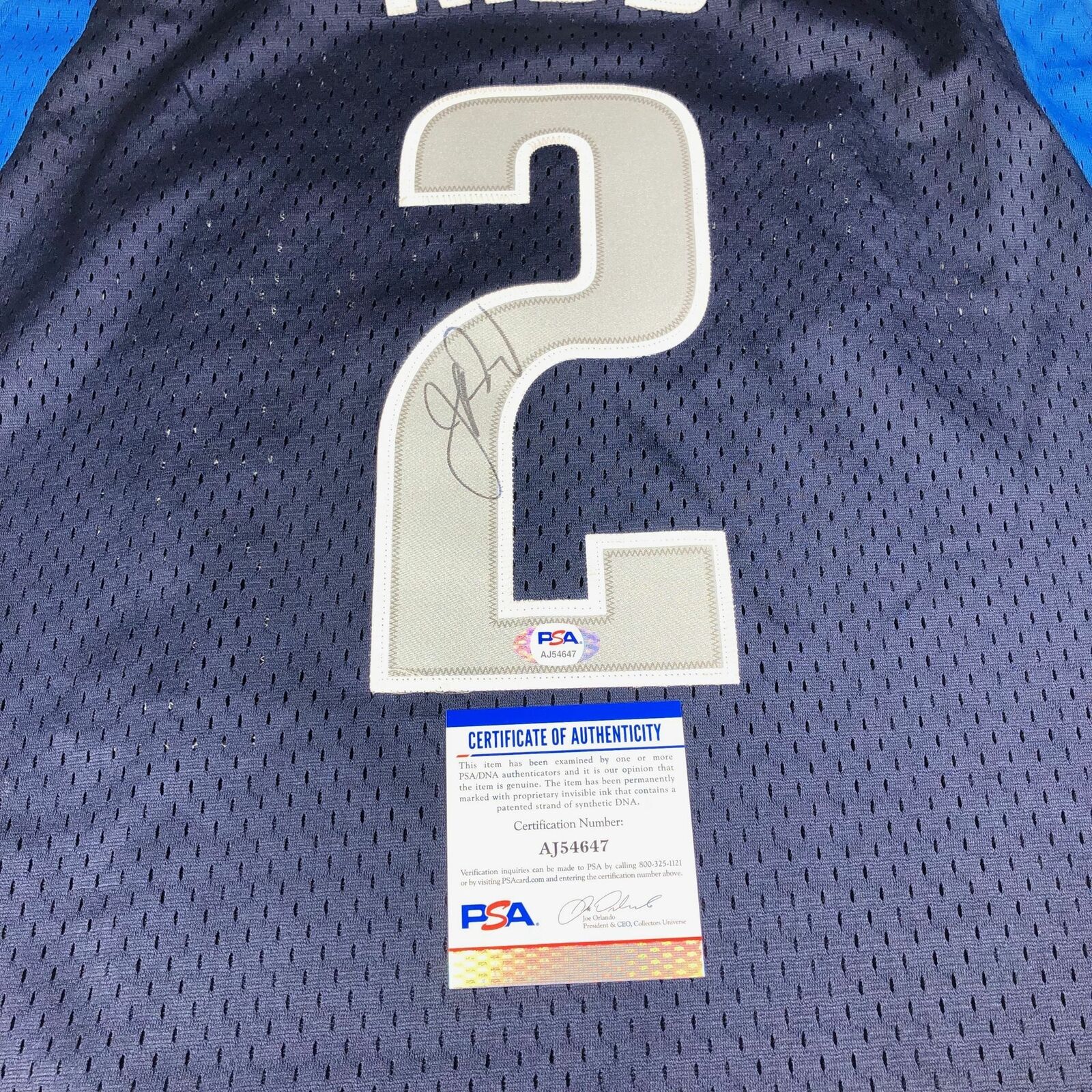 Jason Kidd Signed Suns Jersey (PSA)