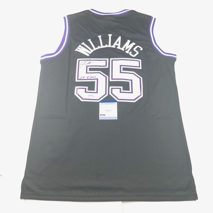 Jason Williams signed jersey PSA/DNA Sacramento Kings Autographed Image 1
