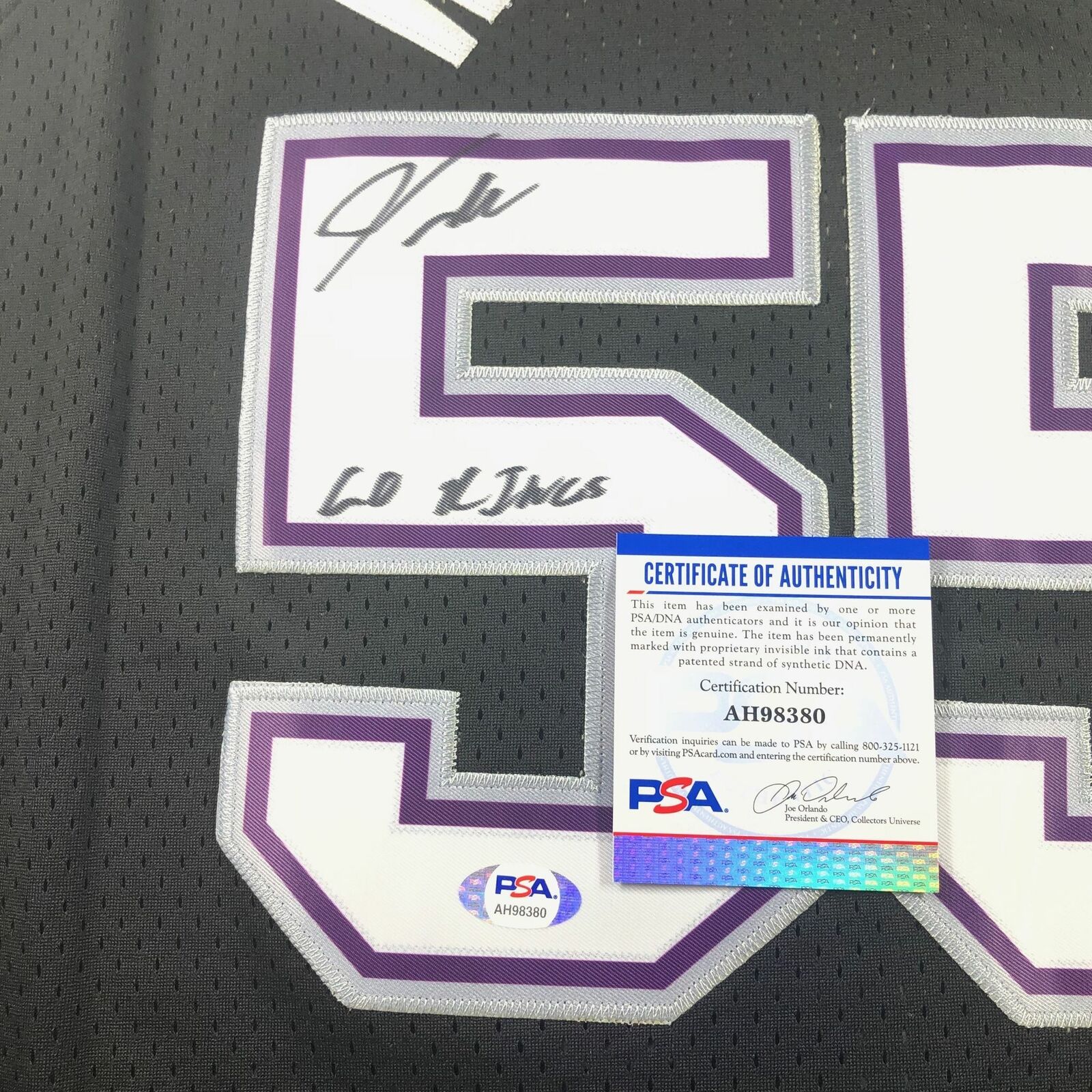 Jason Williams signed jersey PSA/DNA Sacramento Kings Autographed