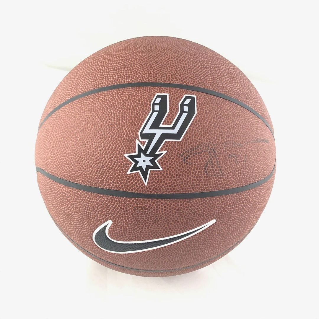 Tim Duncan signed Basketball PSA/DNA Spurs autographed Image 1