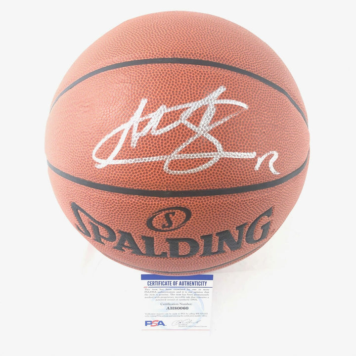 Andrew Bogut signed Spalding Basketball PSA/DNA Warriors Autographed Image 1