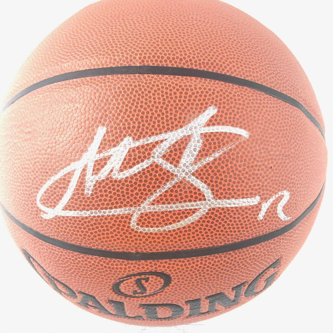 Andrew Bogut signed Spalding Basketball PSA/DNA Warriors Autographed Image 2
