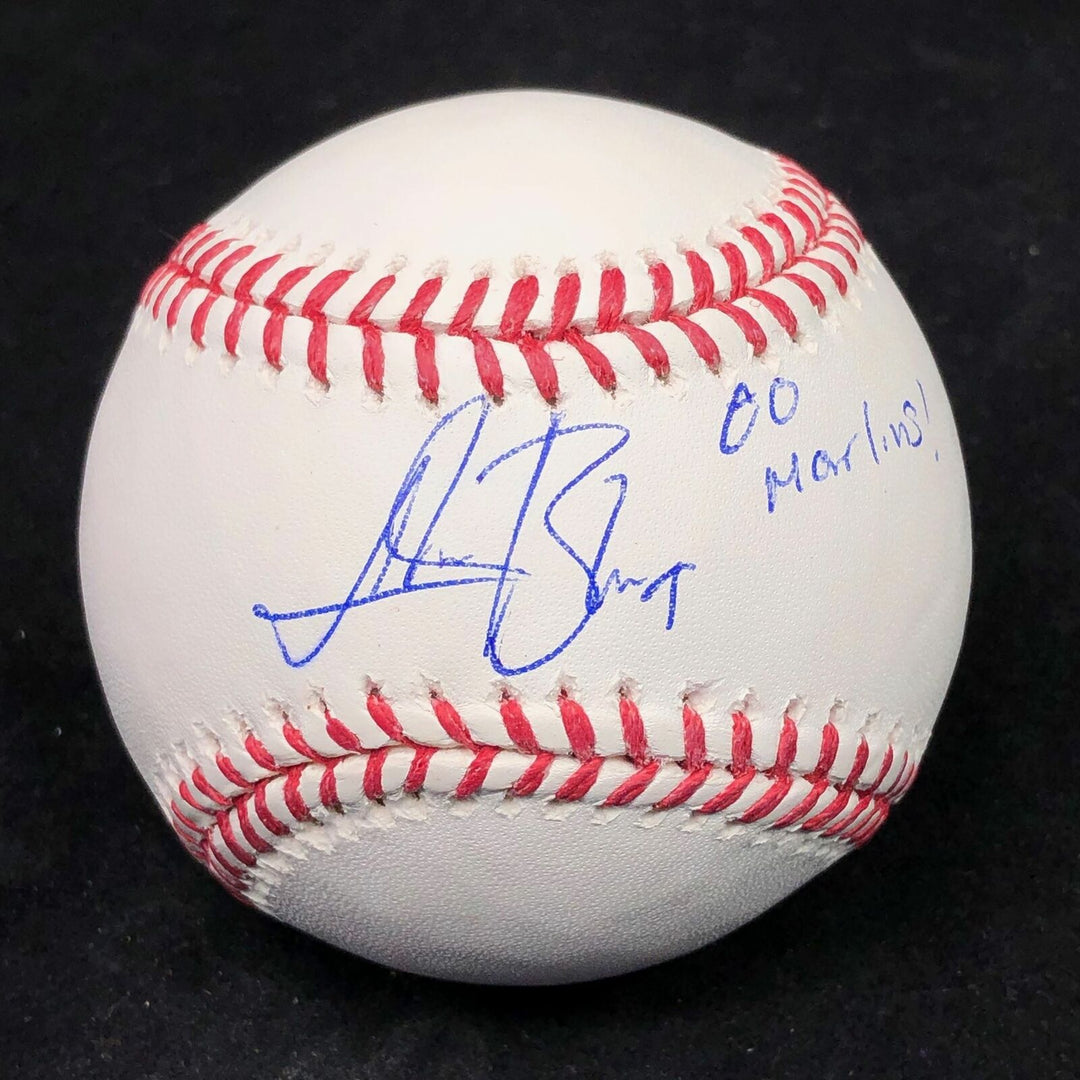 Lewis Brinson signed baseball PSA/DNA Miami Marlins autographed Image 1