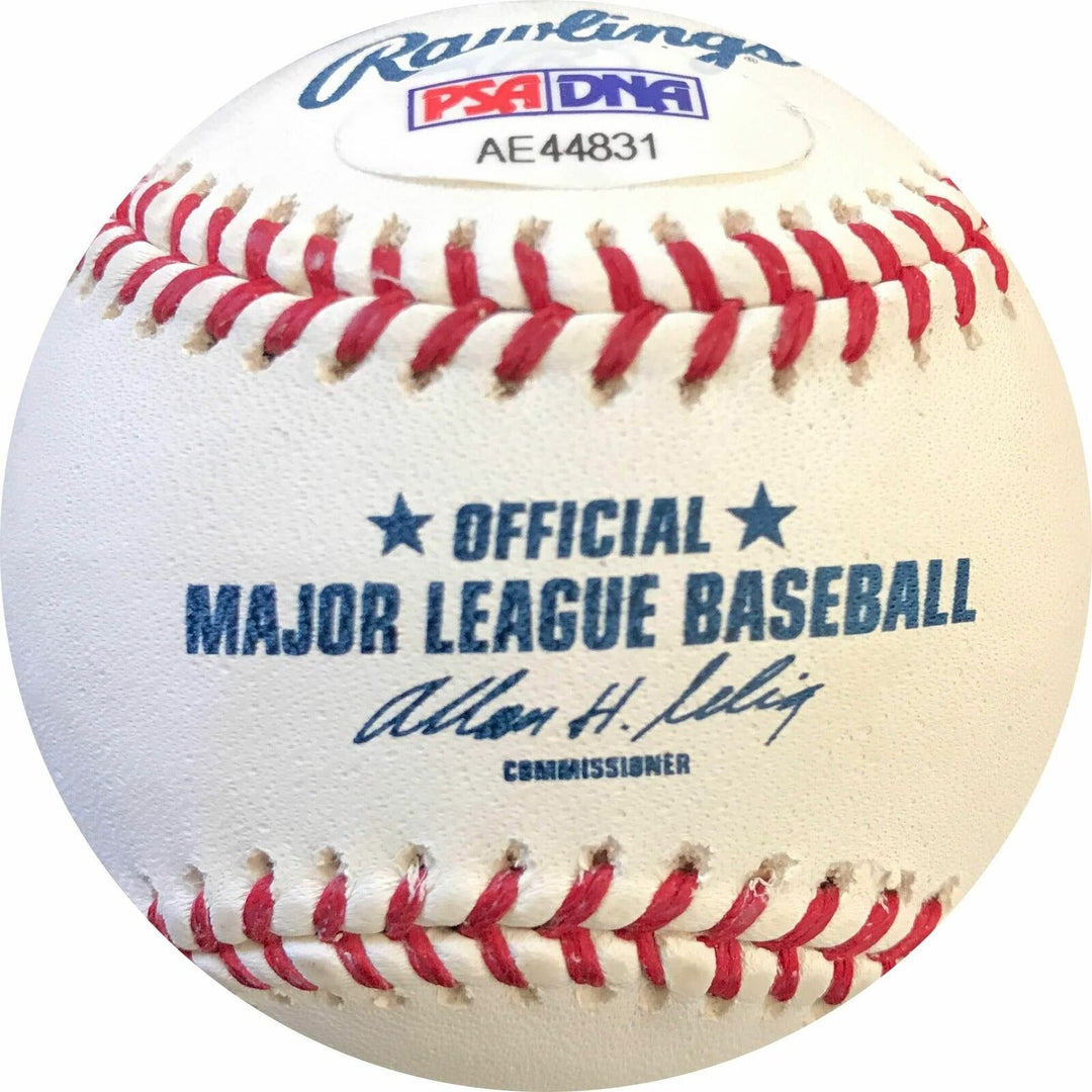 Mike Hargrove signed baseball PSA/DNA Texas Rangers Autographed ROY inscribed Image 2