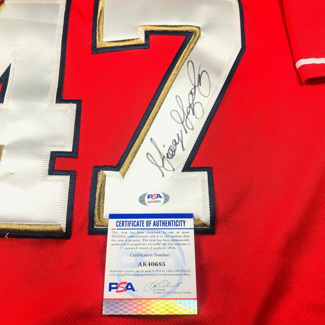 Gio Gonzalez signed jersey PSA/DNA Autographed Washington Nationals Image 2