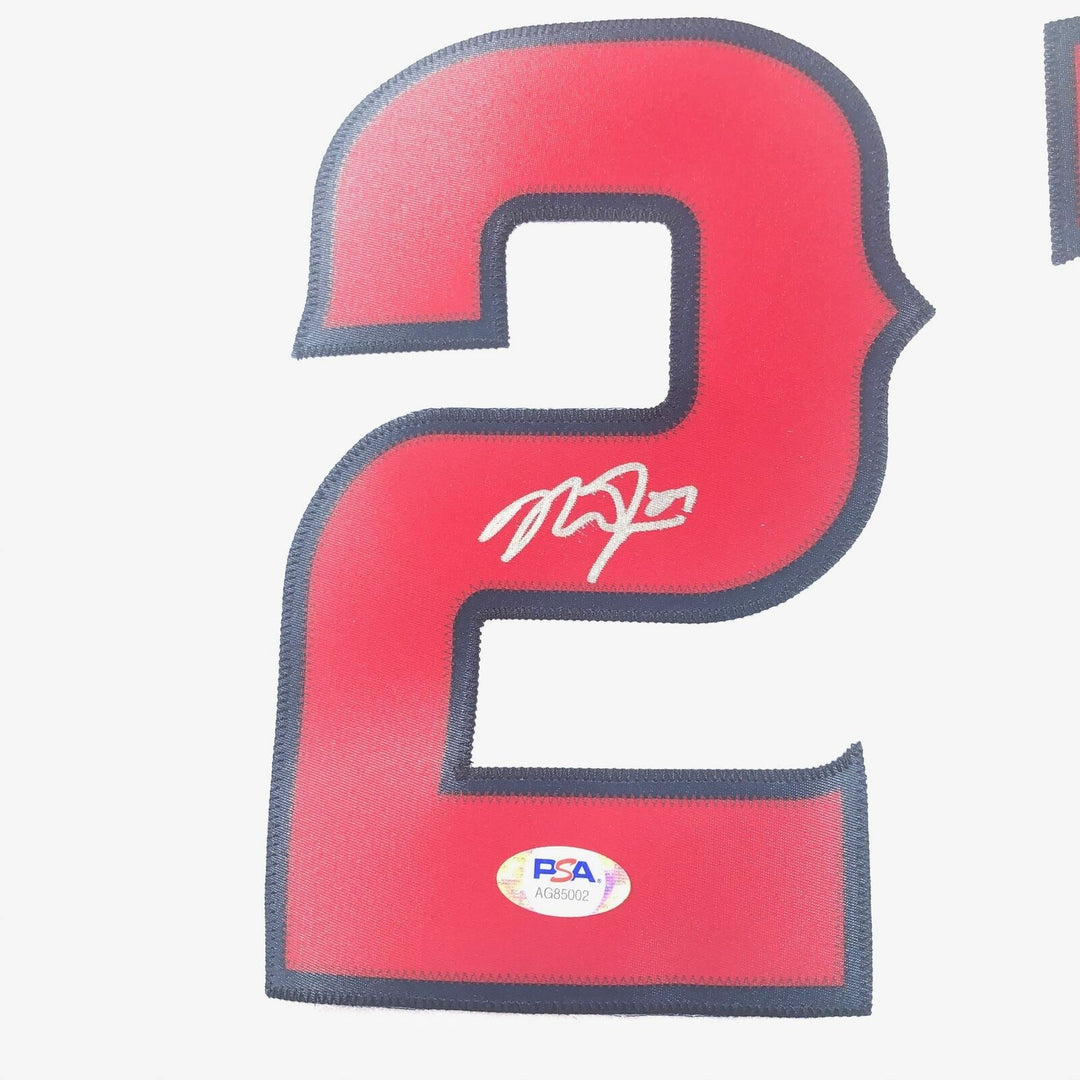 Mike Trout Signed Jersey PSA/DNA Los Angeles Angels Autographed Image 2