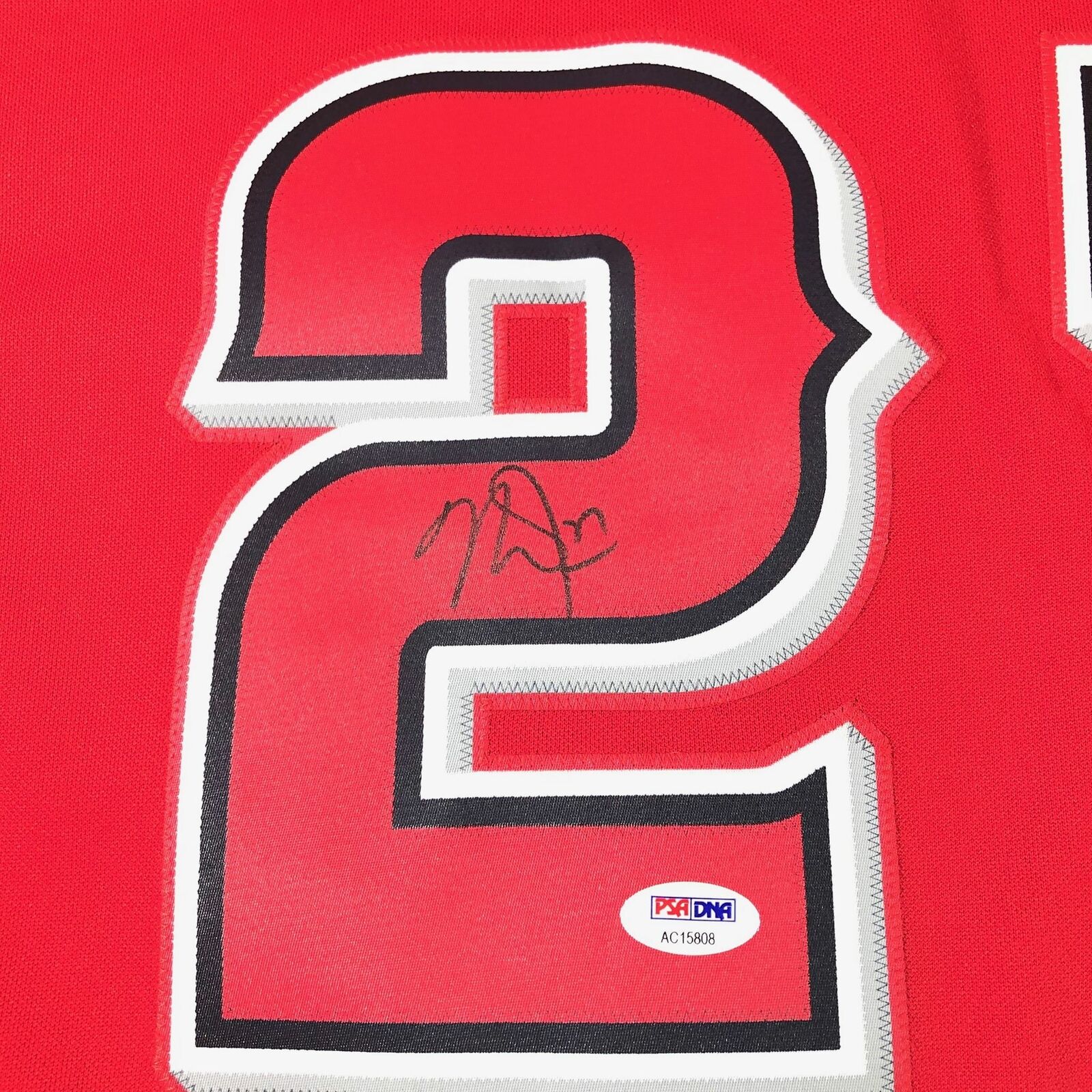 Mike Trout Autographed Angels Jersey White - The Autograph Source