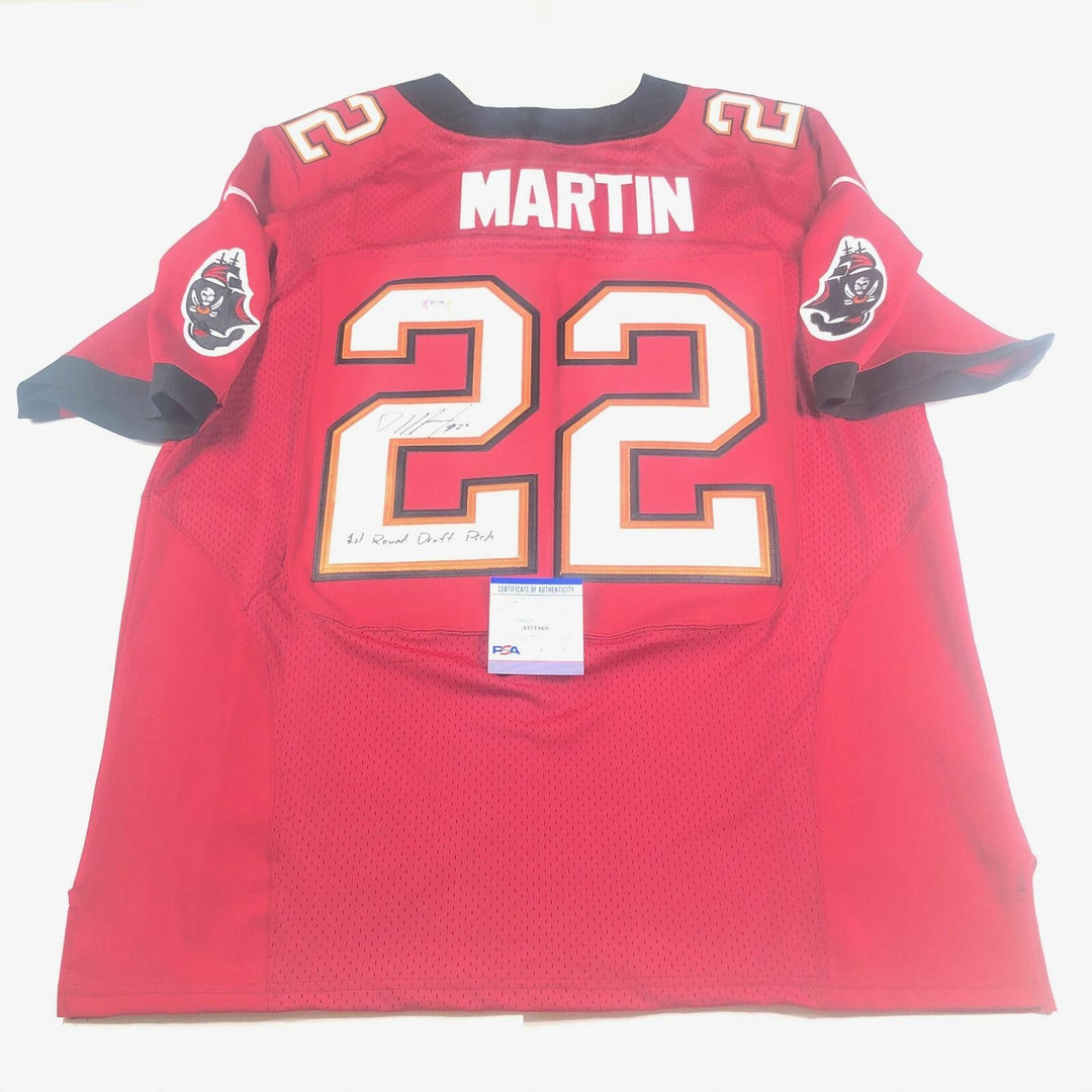 Doug Martin signed Jersey PSA/DNA Tampa Bay Buccaneers Autographed Image 1