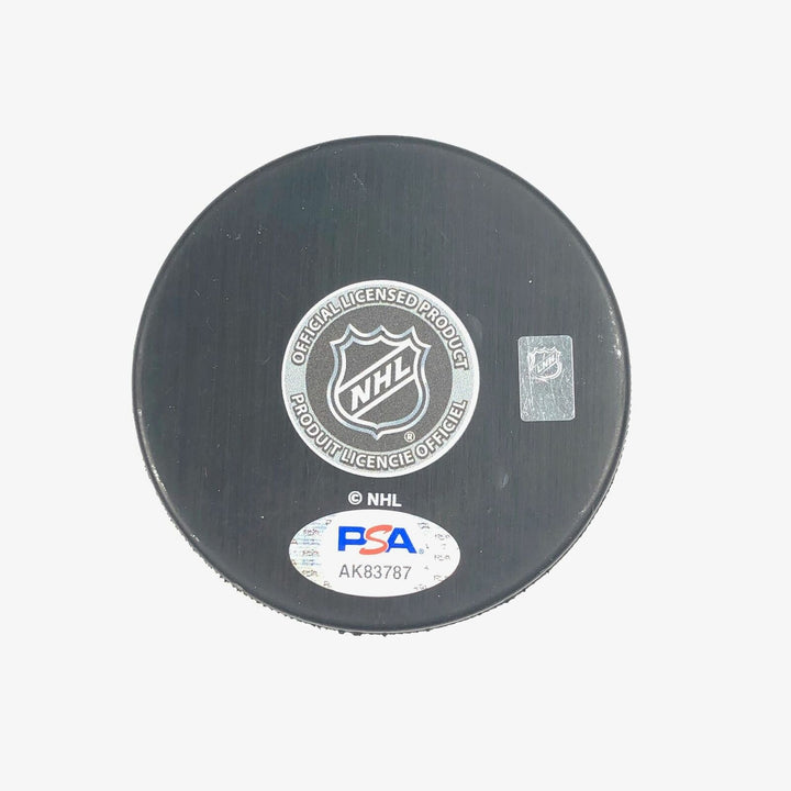 TAYLOR RADDYSH signed Hockey Puck PSA/DNA Chicago Blackhawks Autographed Image 2