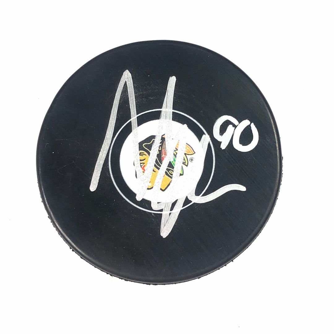 TYLER JOHNSON signed Hockey Puck PSA/DNA Chicago Blackhawks Autographed Image 3