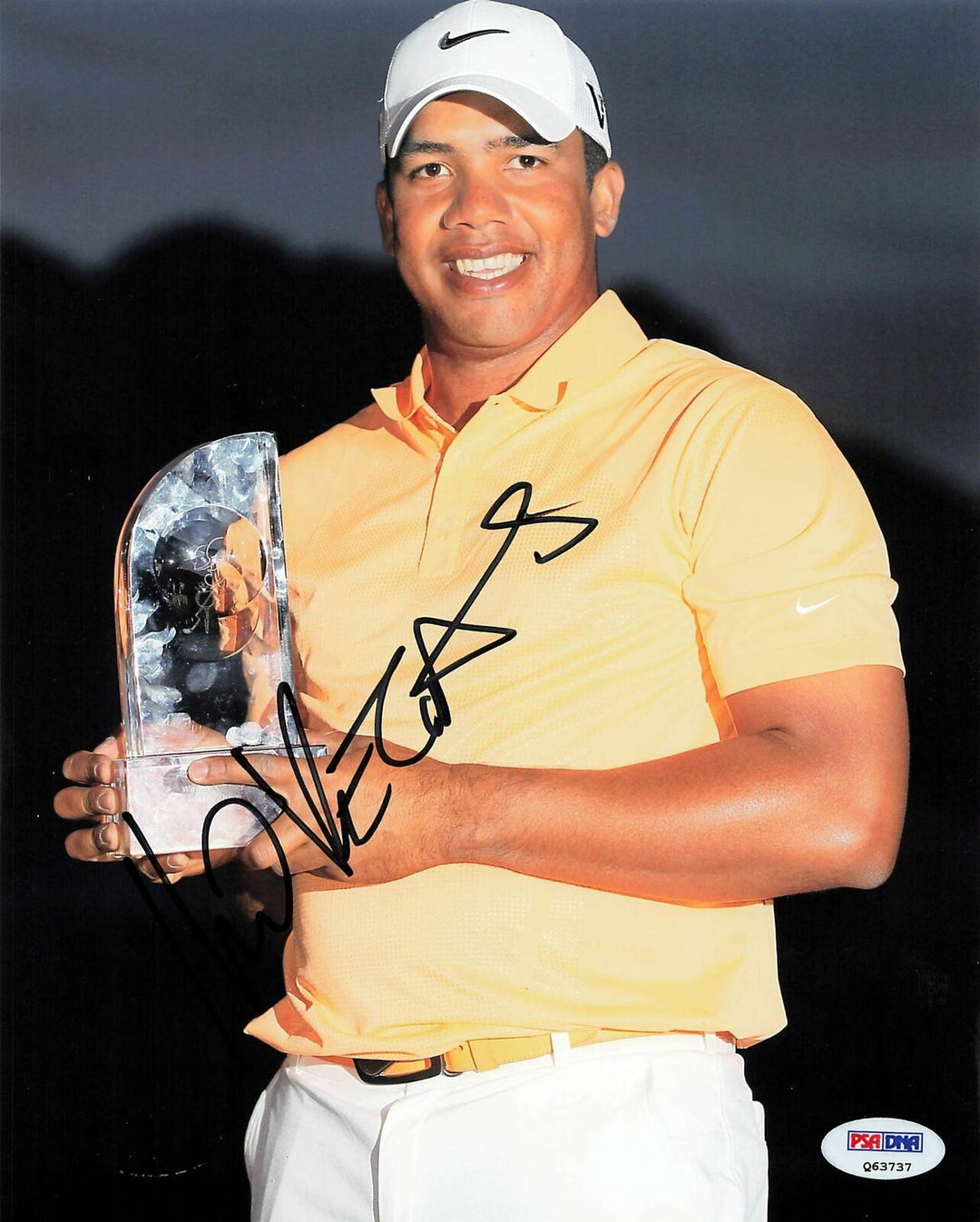 Jhonattan Vegas Signed 8x10 photo PSA/DNA Autographed Golf PGA Image 1