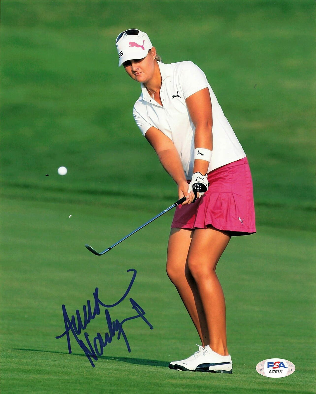 Anna Nordqvist signed 8x10 photo PSA/DNA Autographed Golf Image 1