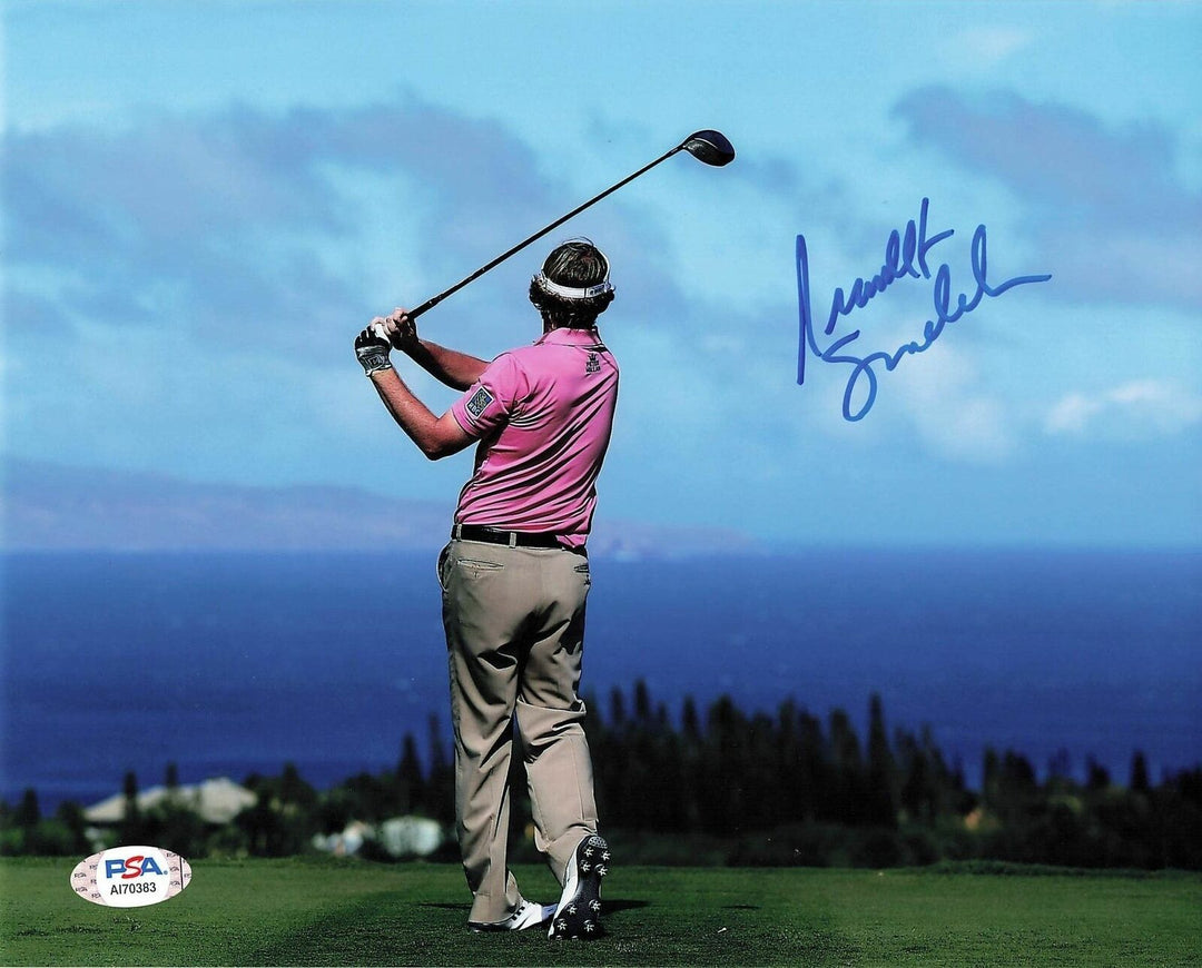 BRANDT SNEDEKER signed 8x10 photo PSA/DNA Autographed Golf Image 1