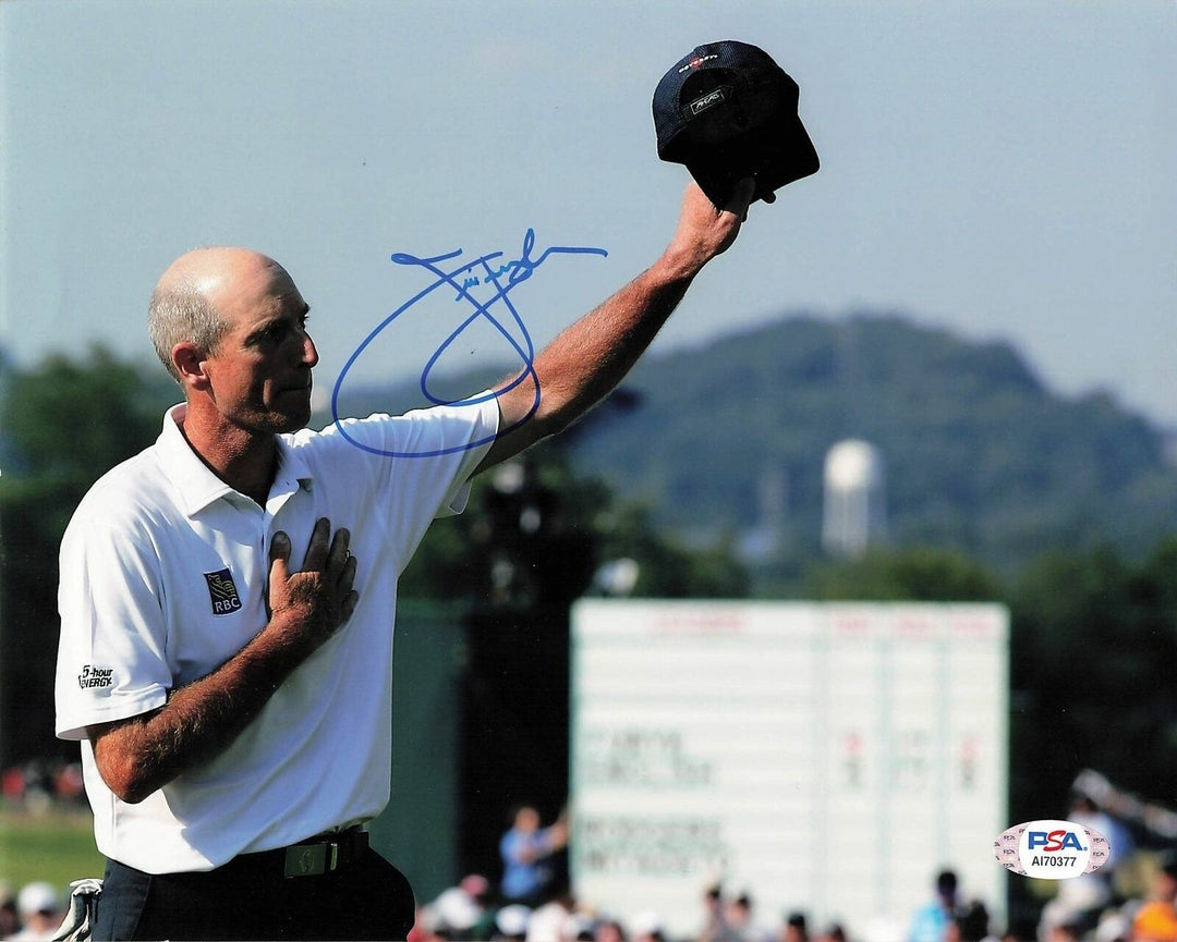 JIM FURYK signed 8x10 photo PSA/DNA Autographed Golf Image 1