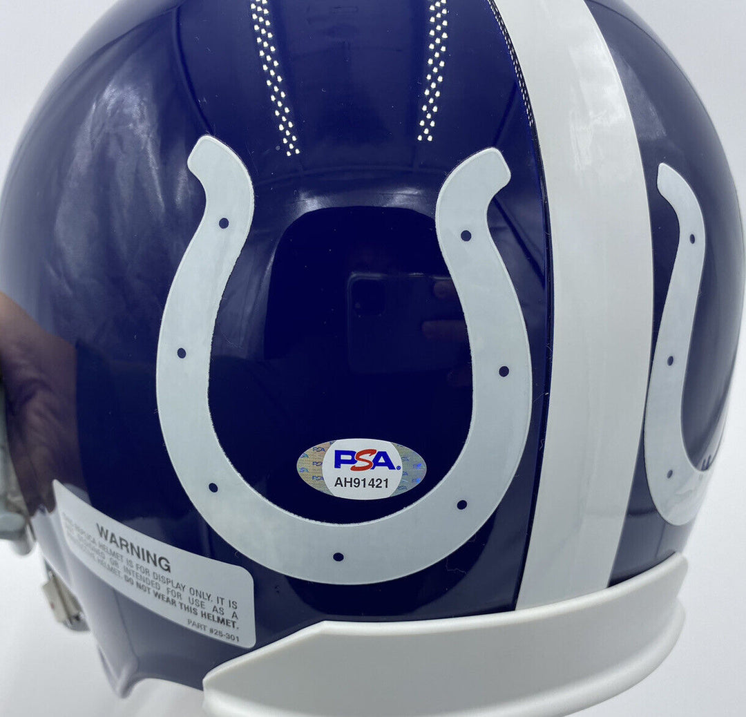 ANDREW LUCK SIGNED AUTOGRAPHED INDIANAPOLIS COLTS F/S FOOTBALL HELMET PSA/DNA Image 5