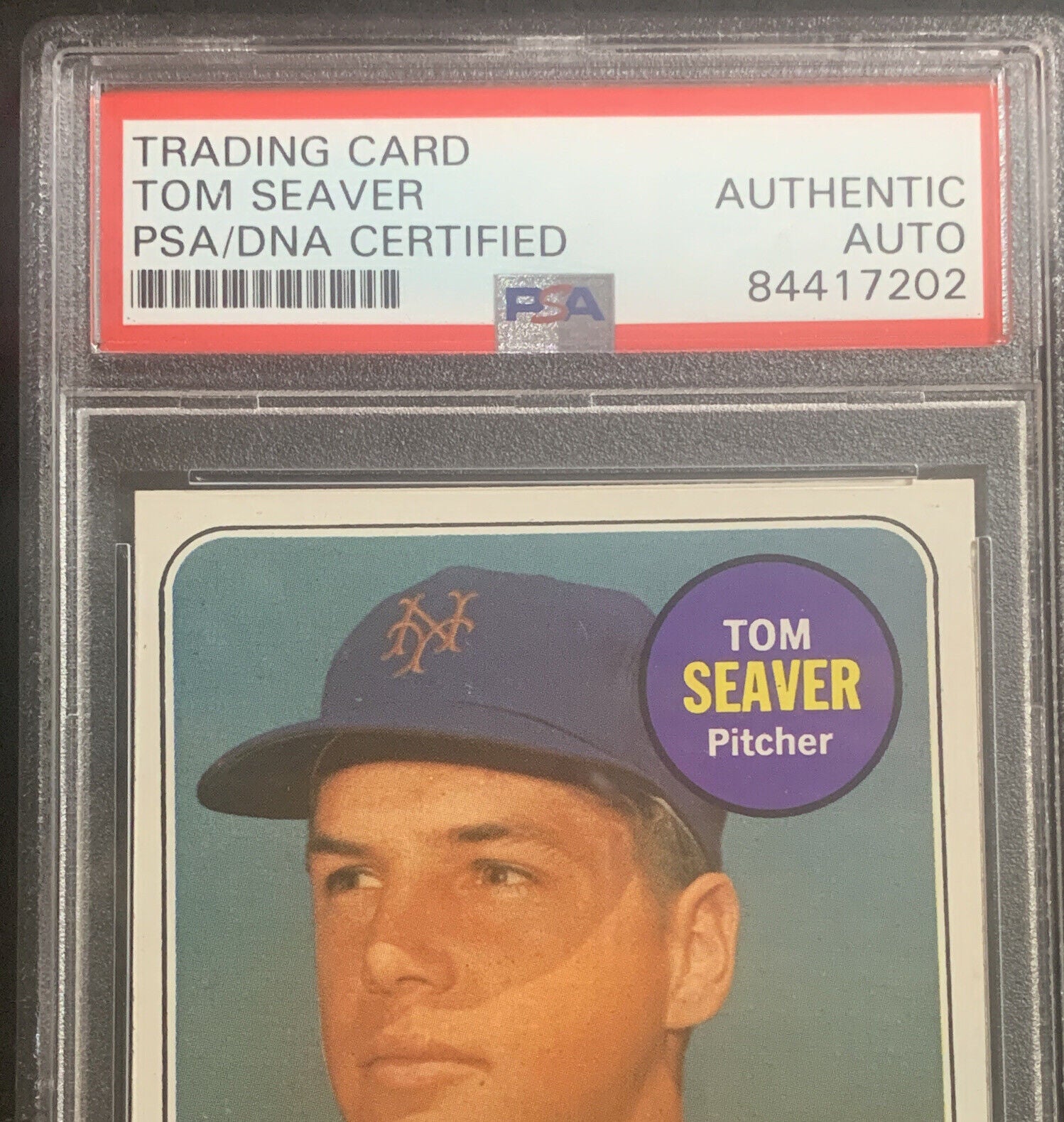 At Auction: 1969 Topps #480 Tom Seaver New York Mets Baseball Card