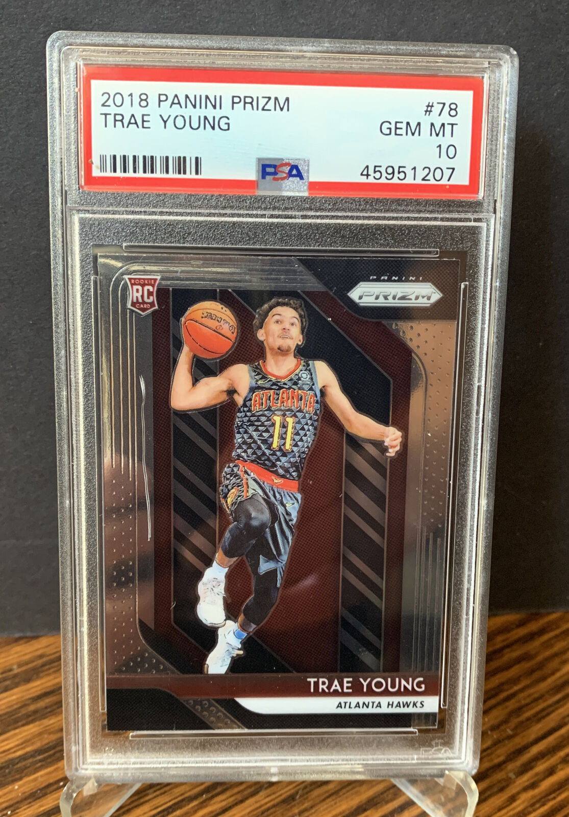 2018 Panini Prizm #78 Trae Young RC Rookie PSA 10 GEM MINT