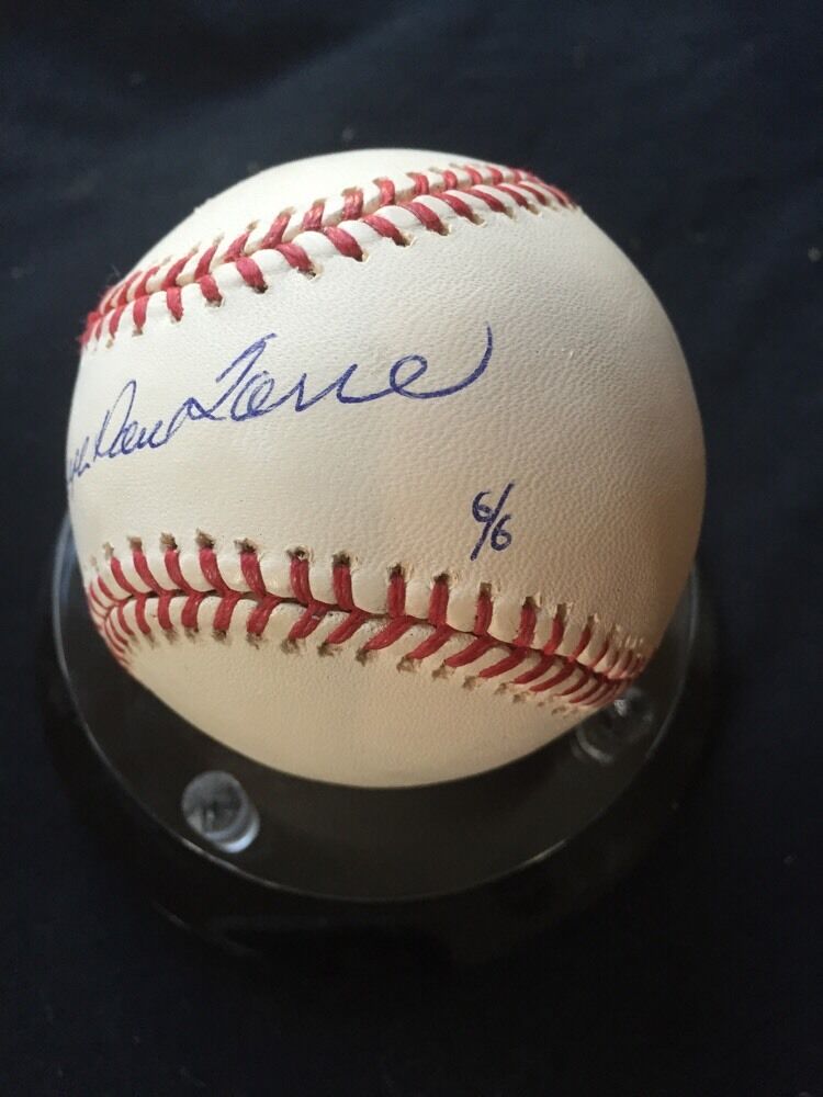 Joe Joseph Paul Torre Full Name Signed Baseball 6/6 Steiner Mlb Holo Mint Auto Image 4