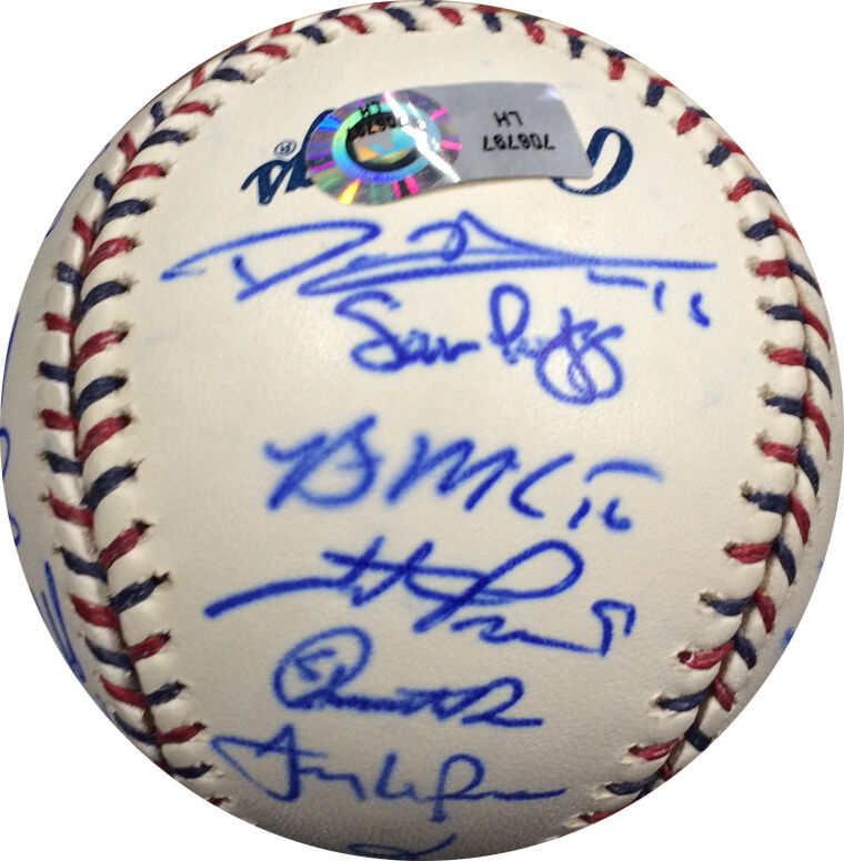 2009 National League NL All Star Team Signed Baseball 21 Autos Utley MLB Holo Image 5