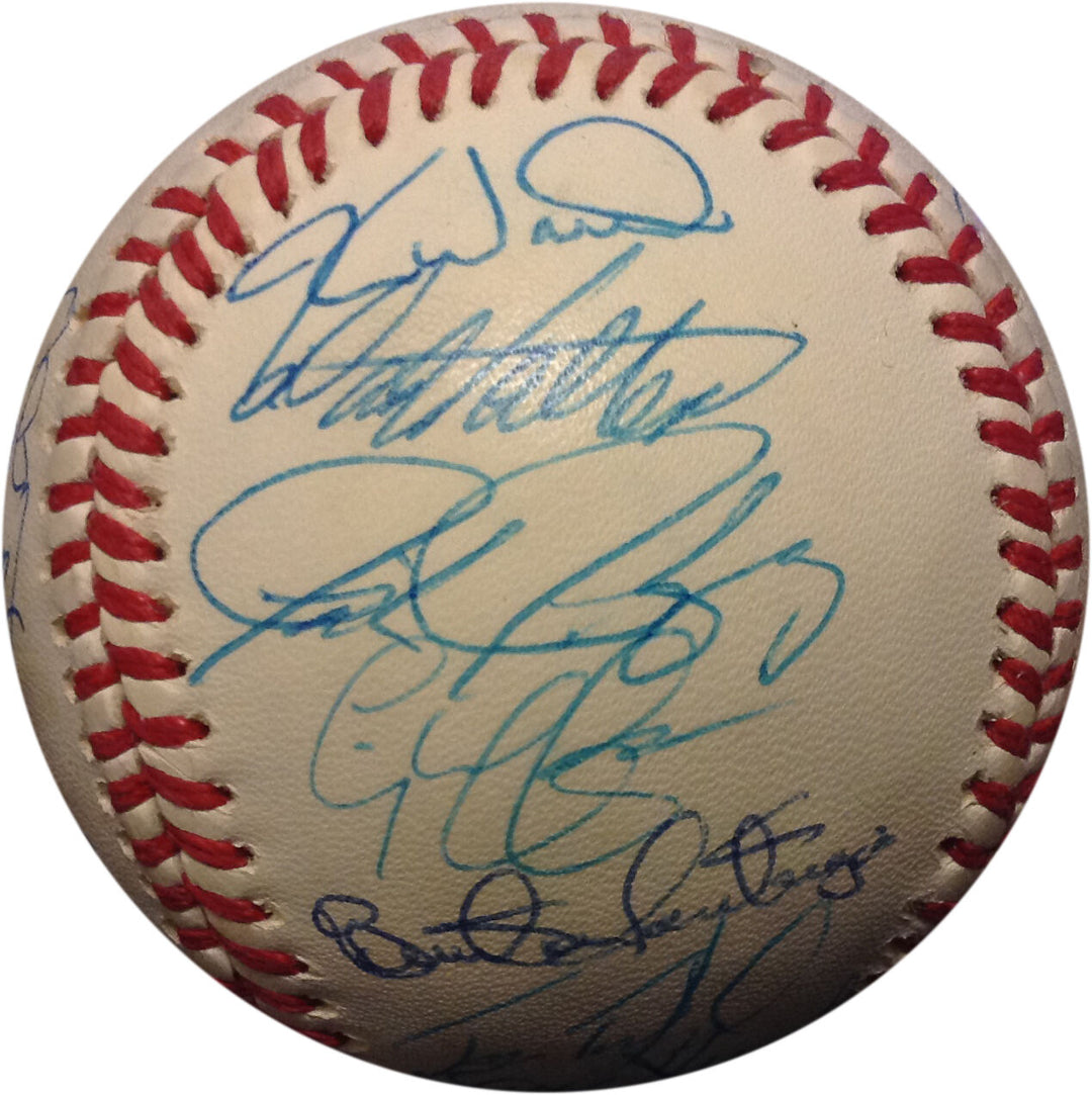1992 San Diego Padres Team Signed NL Baseball 26 Autos Gwynn McGriff COA Image 12